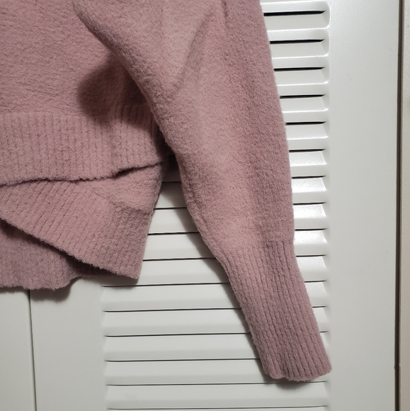 Express Womans Mock Neck Dolman Faux Wrap Hem Sweater - Picture 2 of 8